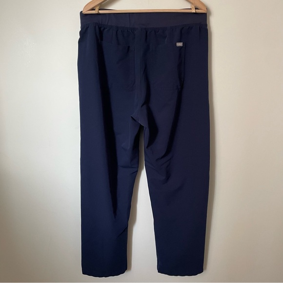 Figs High Waisted Livingston Basic Scrub Pants Navy Blue Size XXL Tall - Picture 4 of 7
